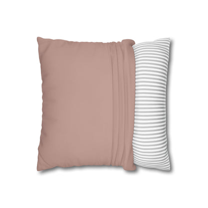 Clay Blush Pillow Cover | Solid Canvas Neutral, Spring 2026 Color Palette