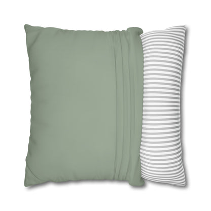 Soft Sage Pillow Cover | Solid Canvas Neutral, Spring 2026 Color Palette