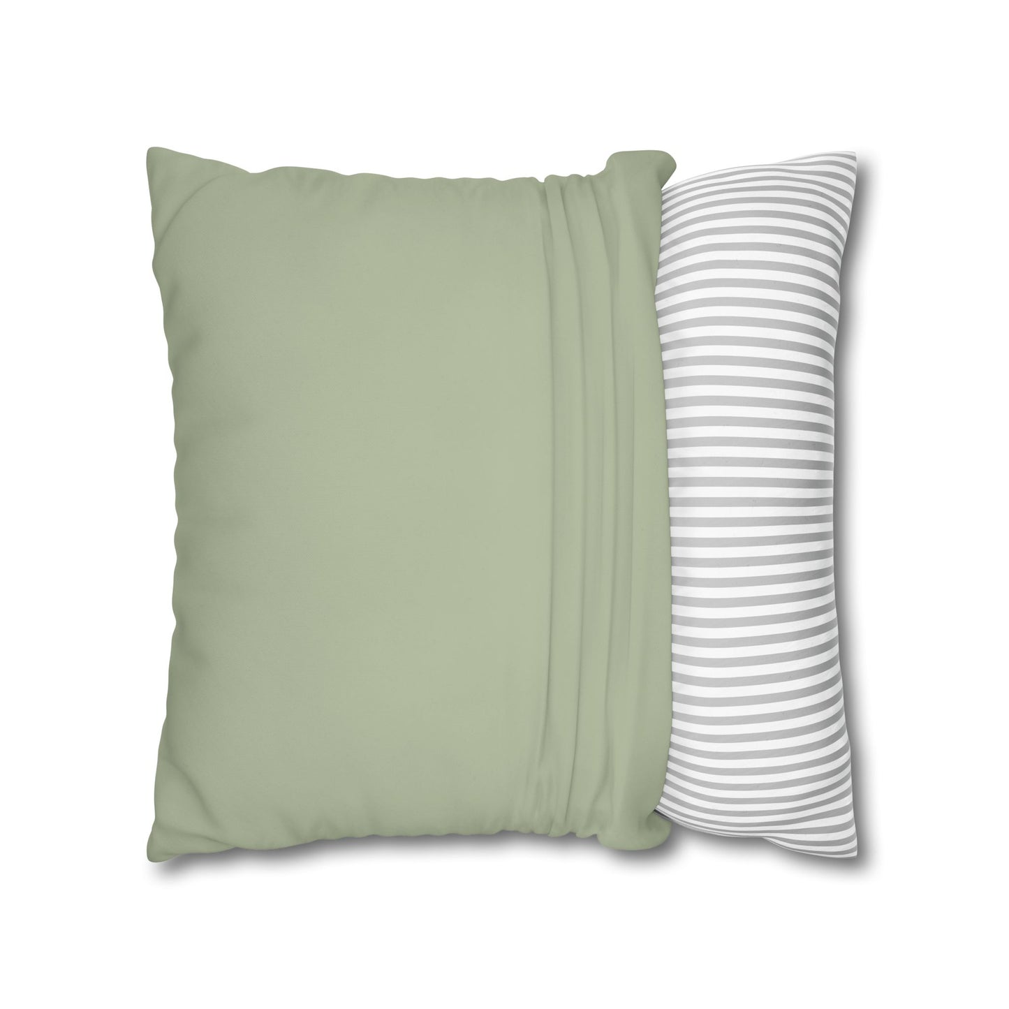 Pale Moss Pillow Cover | Solid Canvas Neutral, Spring 2026 Color Palette