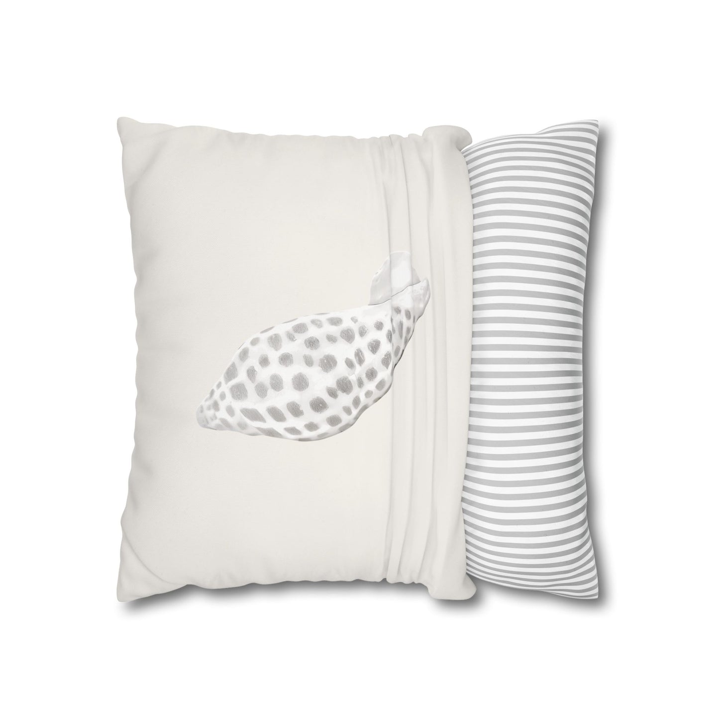 Junonia Seashell Pillow Cover, Neutral Coastal Decor