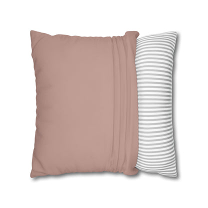 Clay Blush Pillow Cover | Solid Canvas Neutral, Spring 2026 Color Palette