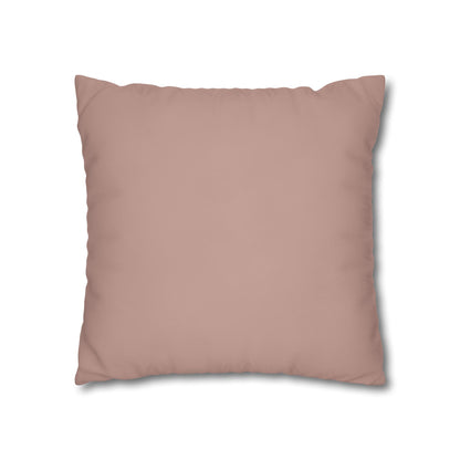 Clay Blush Pillow Cover | Solid Canvas Neutral, Spring 2026 Color Palette