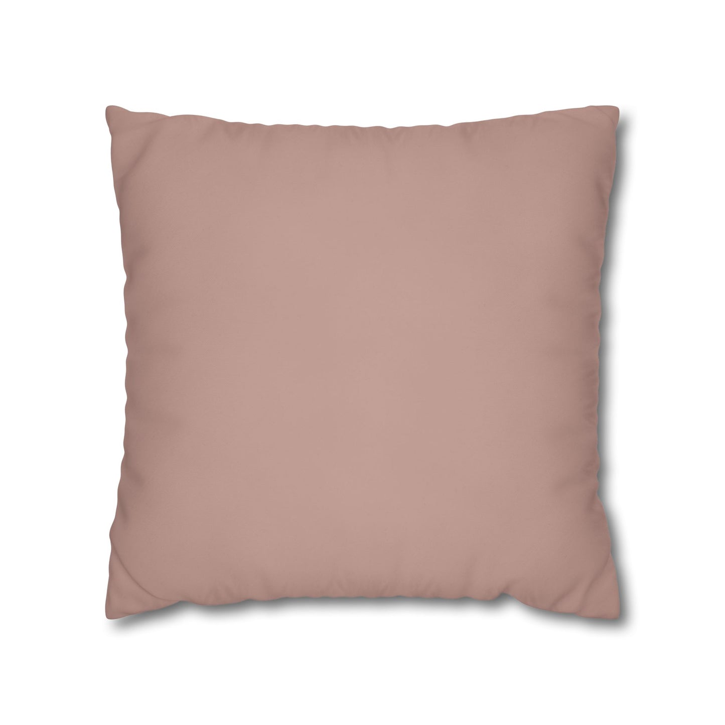 Clay Blush Pillow Cover | Solid Canvas Neutral, Spring 2026 Color Palette