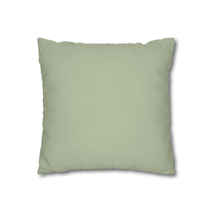Pale Moss Pillow Cover | Solid Canvas Neutral, Spring 2026 Color Palette