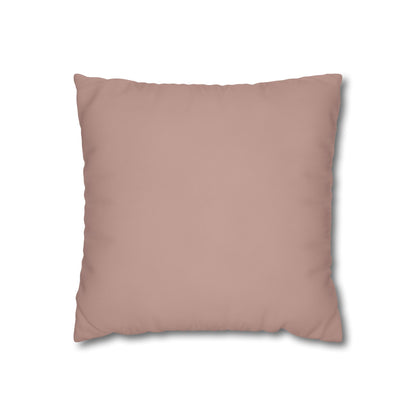 Clay Blush Pillow Cover | Solid Canvas Neutral, Spring 2026 Color Palette