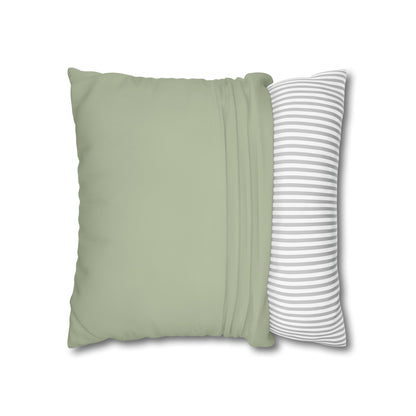 Pale Moss Pillow Cover | Solid Canvas Neutral, Spring 2026 Color Palette