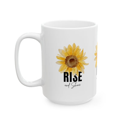 Rise and Shine Coffee Mug – Motivational Morning Cup for Daily Joy