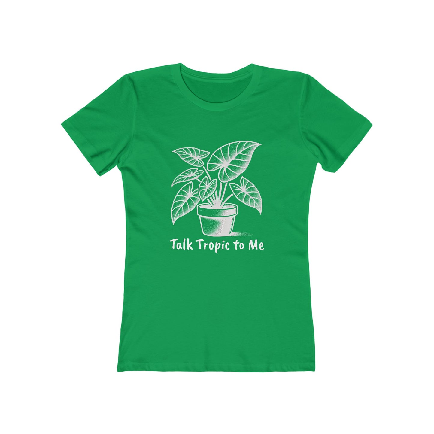 BOYFRIEND TEE EDITION - Talk Tropic to Me - Minimalist Plant Lover T-Shirt