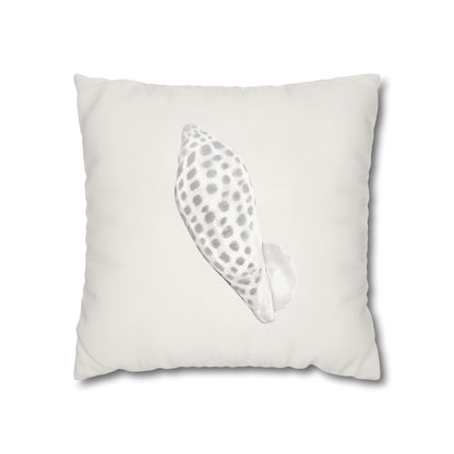 Junonia Seashell Pillow Cover, Neutral Coastal Decor