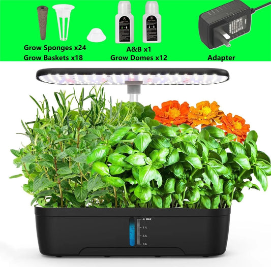 12 Pods Hydroponics Herb Growing System