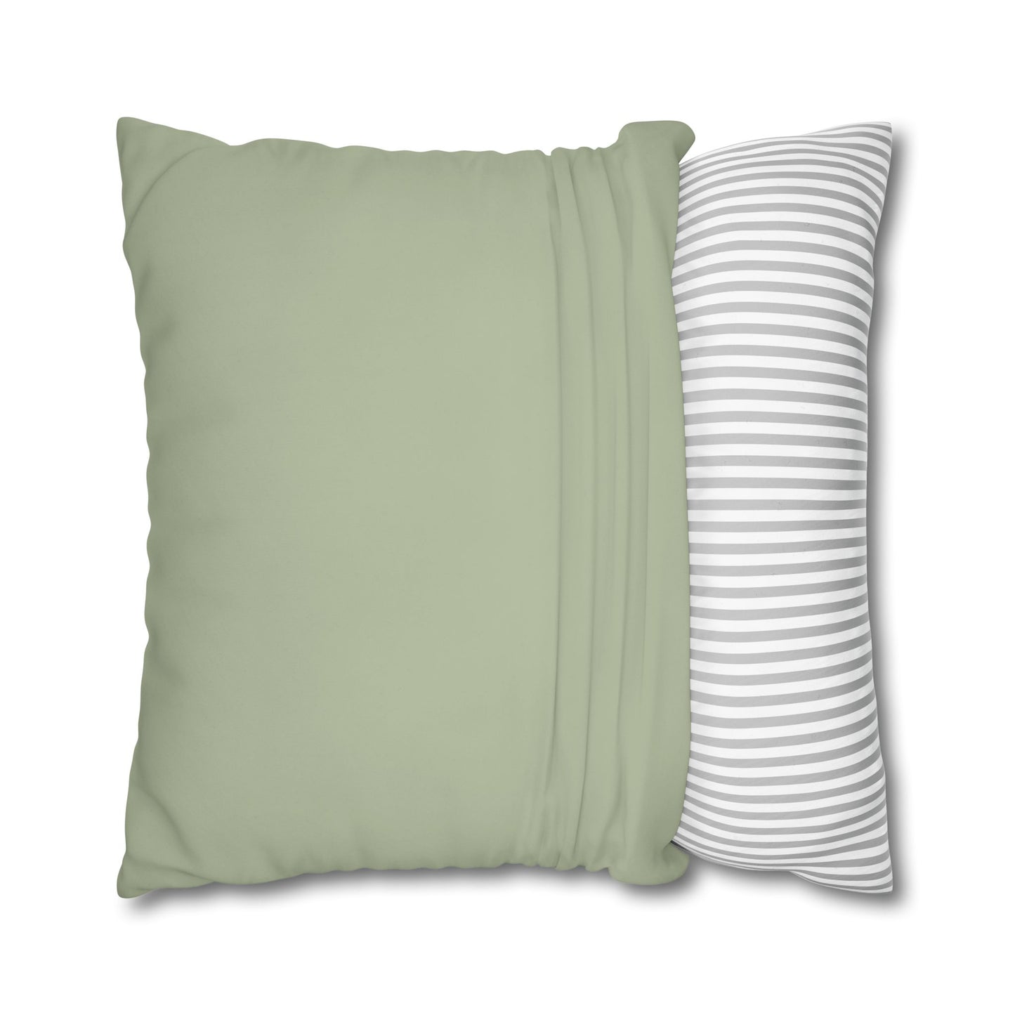 Pale Moss Pillow Cover | Solid Canvas Neutral, Spring 2026 Color Palette