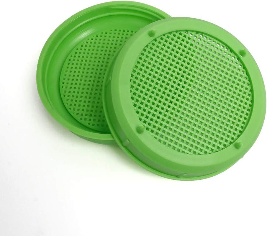 Plastic Sprouting Lids for Wide Mouth Mason Jars