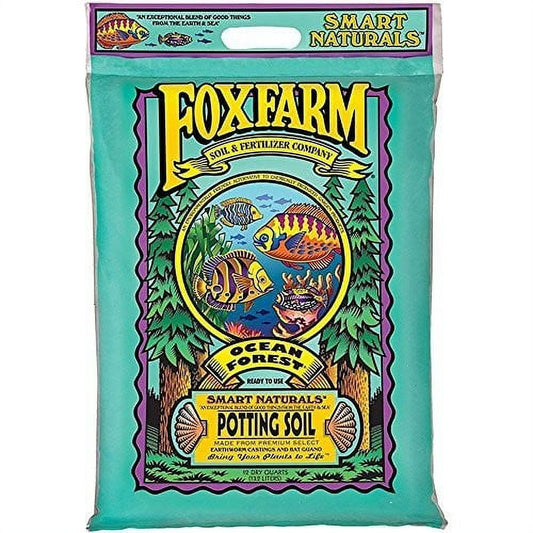 Fox Farm Ocean Forest Potting Soil, 12-Quart- Pack of 3