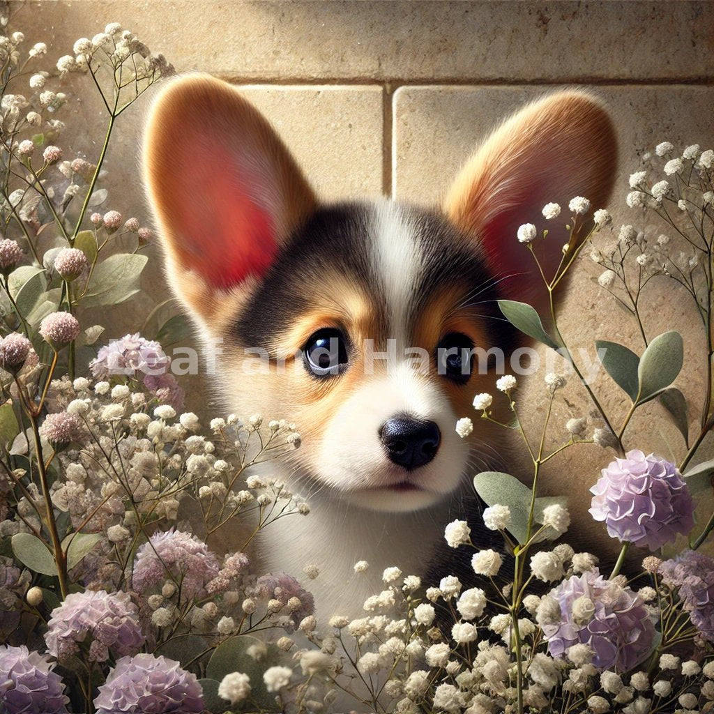 Corgi Puppy Wall Art