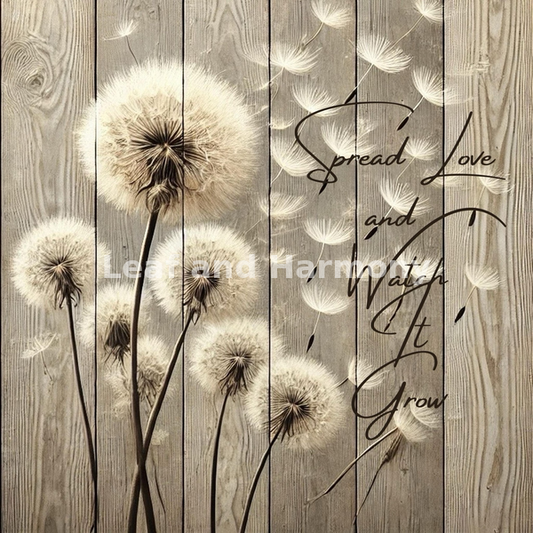 Spread Love and Watch It Grow Wall Art