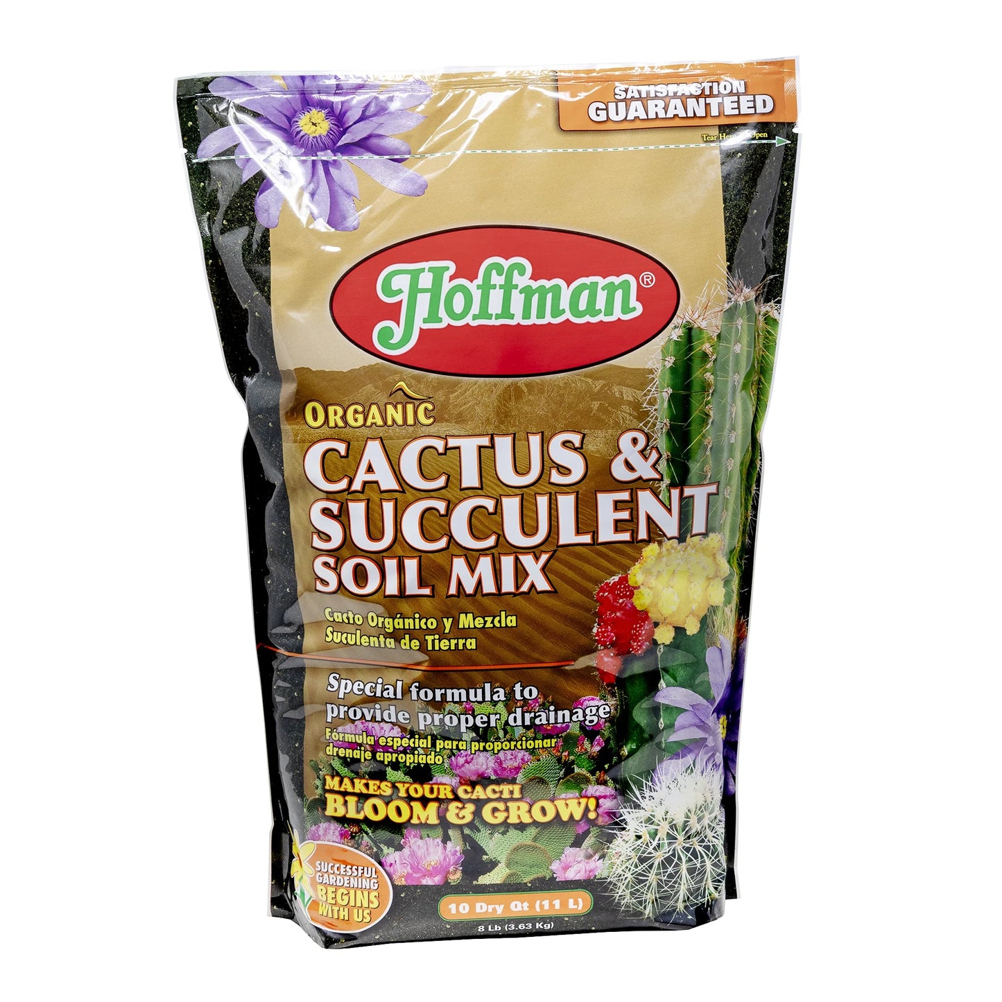 Organic Cactus and Succulent Soil Mix, 10-Quart Bag (Pack of 1)