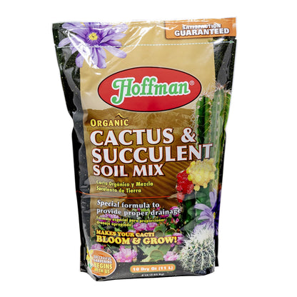 Organic Cactus and Succulent Soil Mix, 10-Quart Bag (Pack of 1)