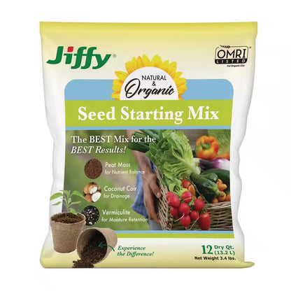 12 Qt. Organic Seed Starting Mix – Professional Nursery Grade