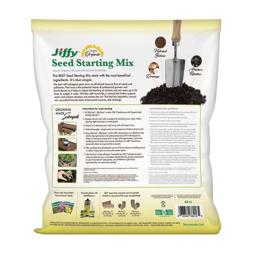 12 Qt. Organic Seed Starting Mix – Professional Nursery Grade